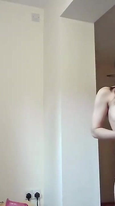 VeloriaX: White Panty Bra Dance Stand Strip Dildo Ride on Flor...
