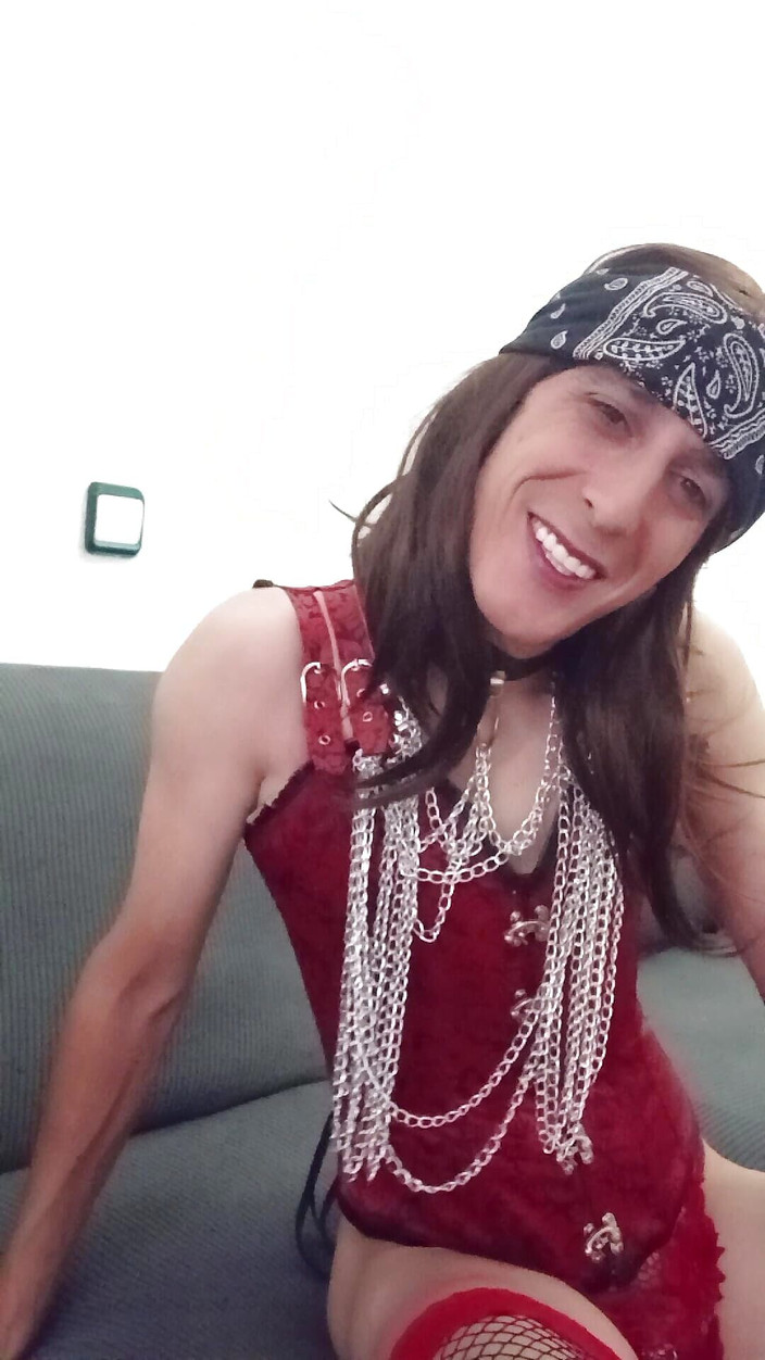 Penelopene27: Travestiet slaaf harde billenkoek