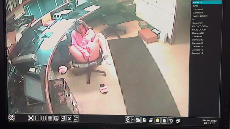 Jaycee starr: Plaisir avec une caméra de sécurité