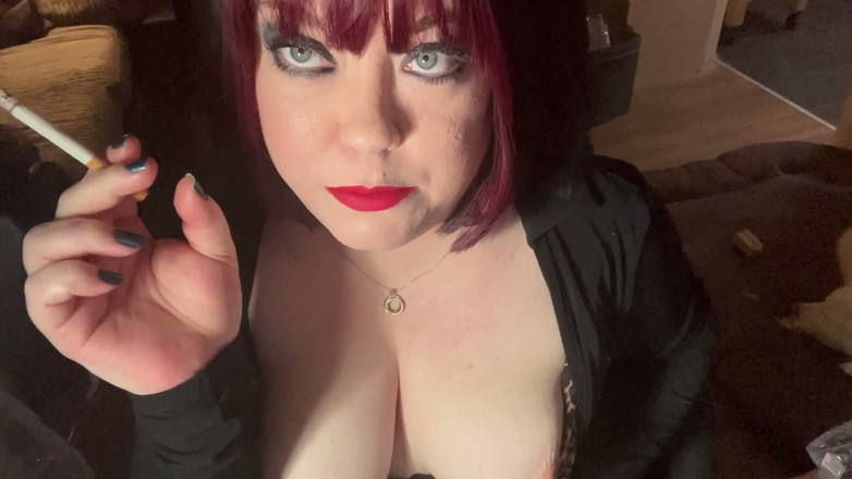 Tina Snua: British Tart Tina Snua Tugs on Her Perky Nipples &amp; Chain...
