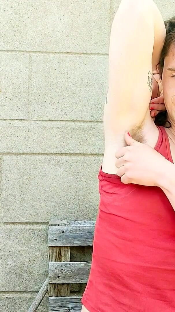 Hairy armpit fetish (Sara non-binary) Hairy armpit fetish (Sara non-binary)