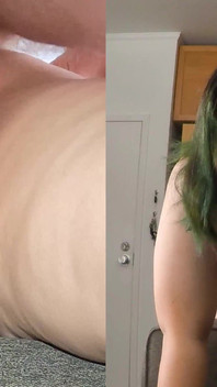 Tombul Asyalı o kadar azıyor ki kamerada her iki delikten yarağa ihtiyacı var