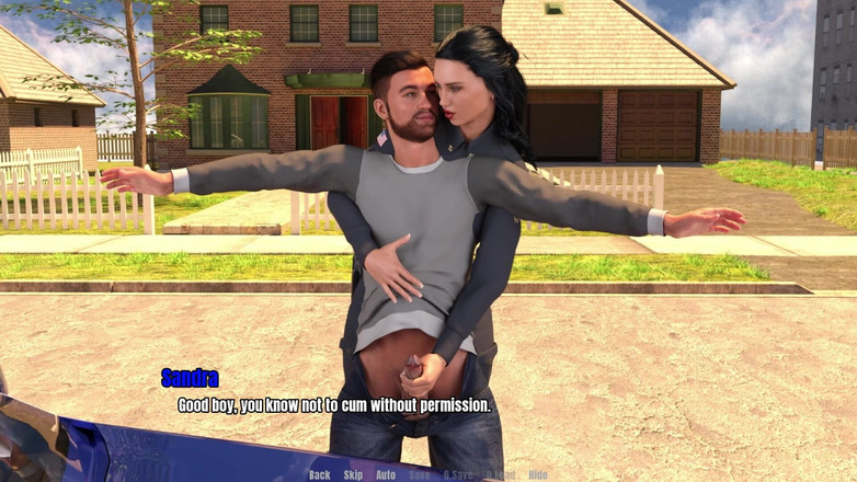 3D Cartoon Porn: 奶奶的房子 10 - 警察桑德拉给托马斯打手枪直到他射精