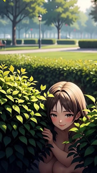 大奶子荡妇在公园里玩得很开心
