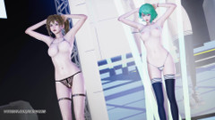 3D-Hentai Games: [MMD] Doa Tamaki Misaki sexy striptýzová vysokoškolská uniforma
