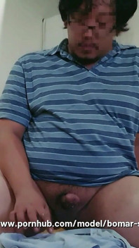 Molliger papi, bereit für die nacht