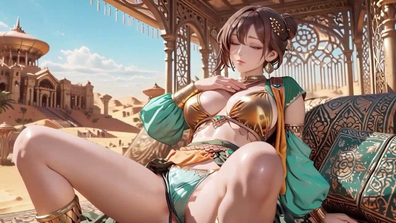 Seraphina Vale: Nữ hoàng kỳ lạ trong cung điện sa mạc! Cô ấy bò...