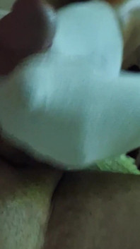 White Ankle Socks Footjob