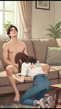 Ich habe die stiefschwester meiner freundin (19) gefickt, während sie hentai-anime beobachtete