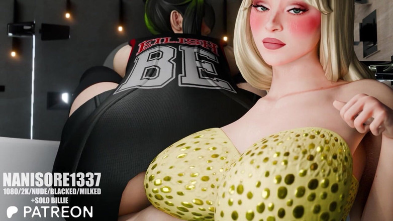 Nanisore1337: Fortnite Sabrina X Billie Reverse Cowgirl POV