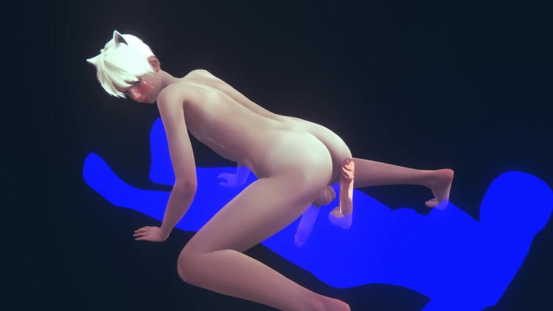 Yaoitube: Yaoi Femboy - Sexy Neko Femboy Sex dur partea 1