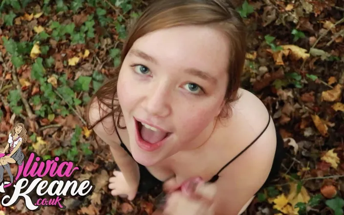 Olivia Keane: 18 Year Old Olivia Keane Gives Incredibly Sloppy BJ &amp; Swallows