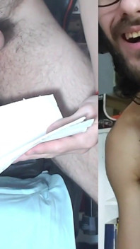 Masturbating Big Penis 4 Minutes, Look at the Face of Pleasure