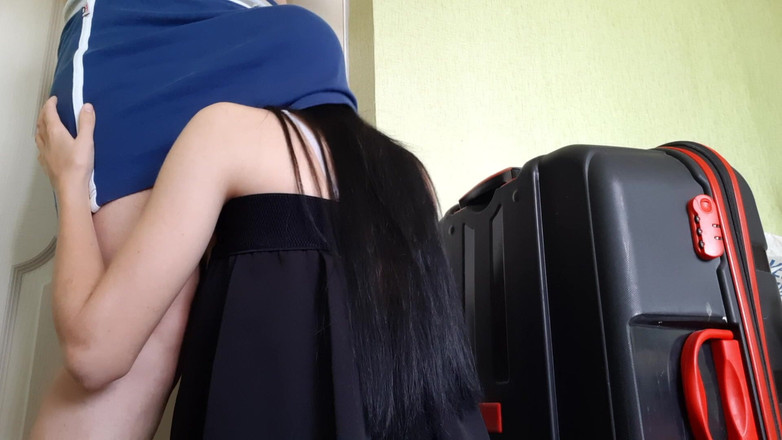 Lesbian-illusion: My Slutty Stepdaughter Climbed Under My Skirt and Brought Me...