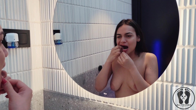 All You Can Fetish: 4K Dental Hygienist Routine Mouth Fetish Closeups Naked
