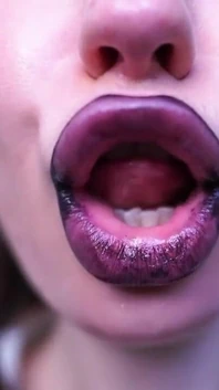 Get Lost in the Mesmerizing Gloss of My Phat, Gothic Lips as I Tease and Kiss You Into Submission