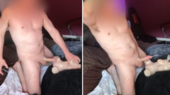 ScottyNaughty69: 정액을 삼키고 질싸할 때까지 장난감 2발을 따먹어!