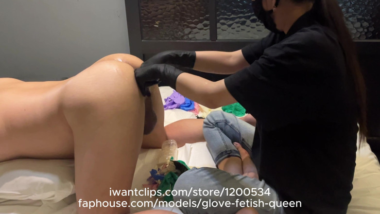 Glove Mistress: Pemasangan Sarung Tangan Lateks Pukal: Sesi Fisting Anal Ekstrem &amp; Pengembangan...