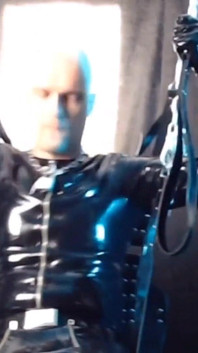 Pissing Hard in Rubber