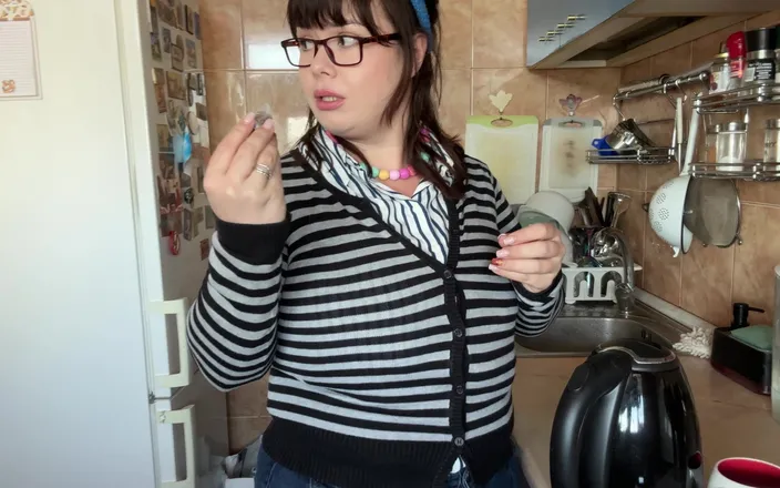 Roxanne Miller: Tea Transformation-breast Expansion, Popping Buttons