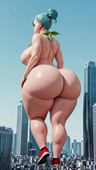 Giantess PAWG Bulma