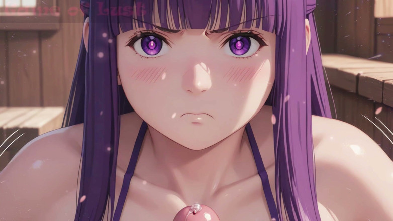 Game of Lust 3D: Gol Anime Prsatá fialová dívka POV šukání