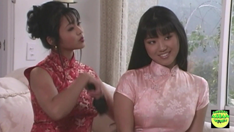 Naughty Asian Women: Asian Girl Watches in Disbelief as She Receives Two Big...