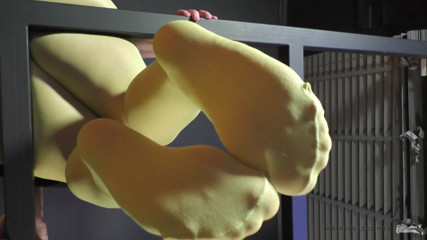 Mistress Legs: Mes pieds en nylon au-dessus de ton visage