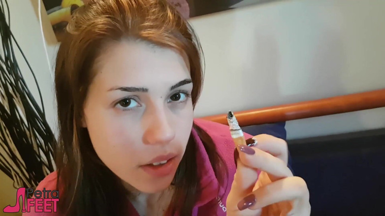 Smokin Fetish: Nieodparta Włoszka uwielbia cygara