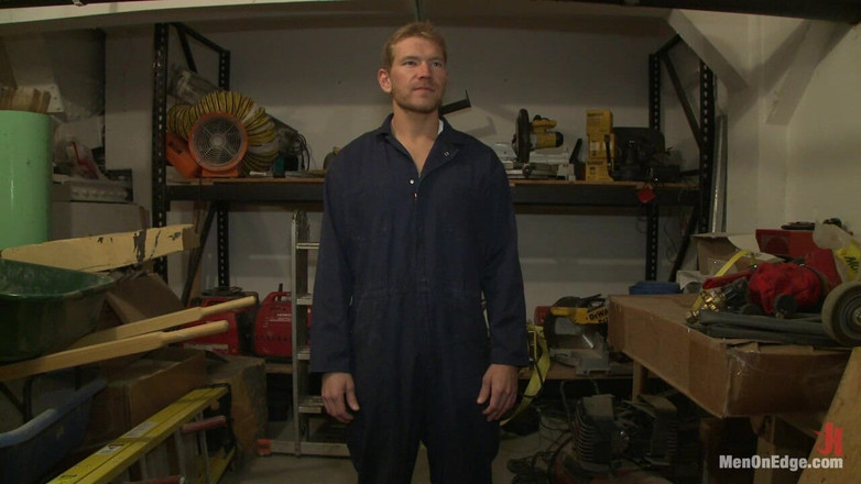 Men on Edge: Captured Dock Worker Gets Jacked up by Two Perverts