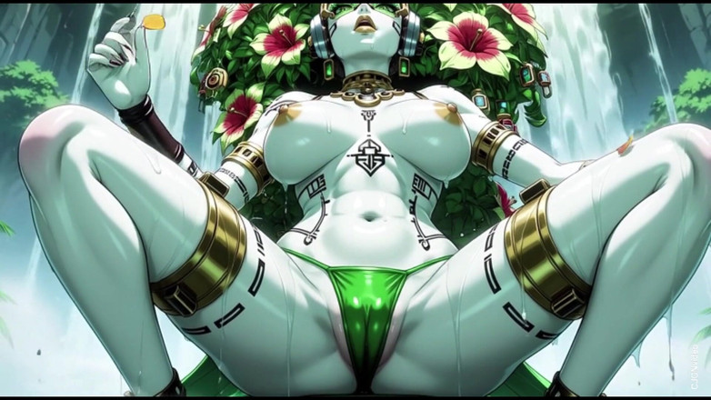 Hot girl dancing: 95 teman wanita bunga saya melakukan pose seksi (Ai Animation)