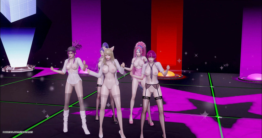 3D-Hentai Games: Chung Ha - Nhảy thoát y Ahri, Akali, Kaisa, Evelynn, Seraphine...