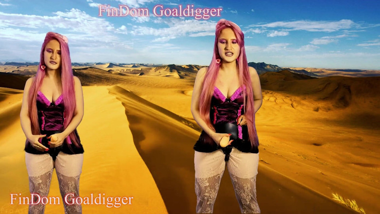 FinDom Goaldigger: Strap-on JOI