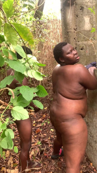 Chubby Bottom Got Fuck Bareback Inside the Bush