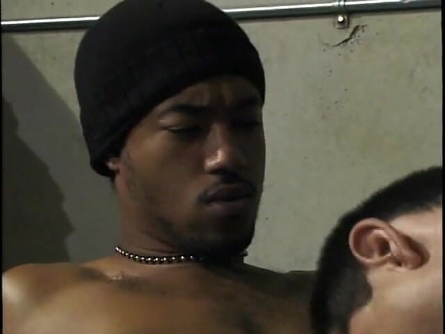 Gays Case: Young Hispanic male gives black dick covered in whip cream...