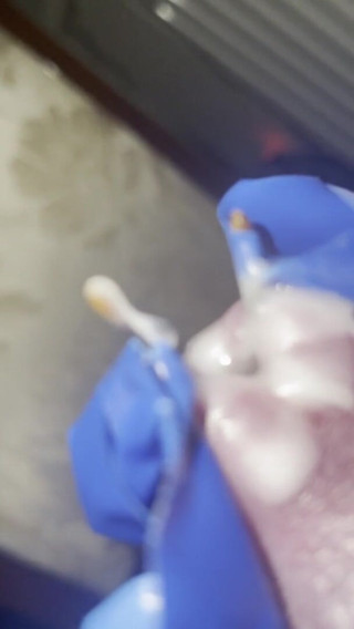No limit cbt slave: Candle Wax masukkan lubang kencing