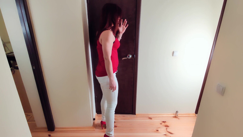 Adele Amber: 白いジーンズは濡れています,,,,,