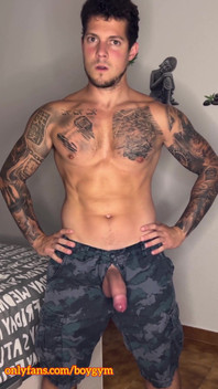 My Military Cock Cums with No Touch