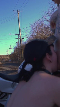 Lesbian motosikal menunggang tegar W/ Lena Vesper & Eris Nova