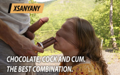 XSanyAny: Čokoláda, péro a sperma. Nejlepší kombinace