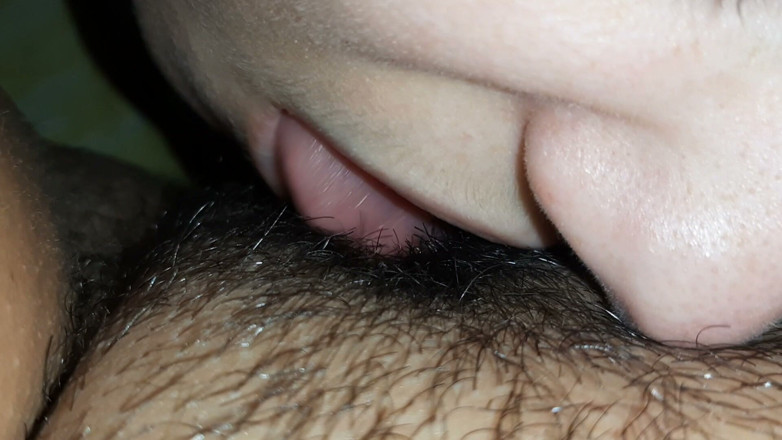 Lesbian-illusion: I Press Her Head Closer to My Hairy Pussy with...