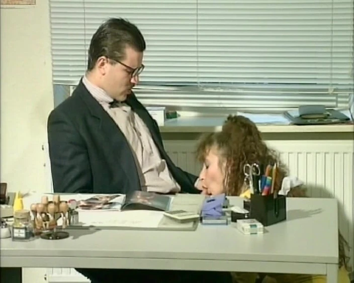 Filles Francaises: Office Secretary From France Got Her Ass and Muth Fucked