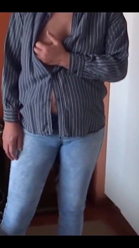 The Maid's Stepson Jerks off Watching Me Expose Myself and Wants to Fuck Me