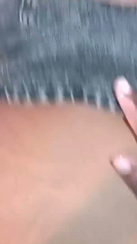 Gadis remaja kulit hitam dientot habis-habisan sampai matanya merem melek