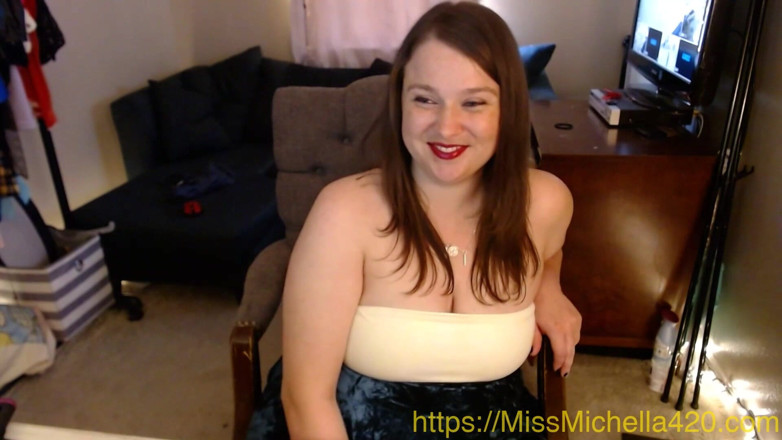 Mistress Michella Marijuana: CFNM, orgasme féminin sexy, masturbation avec maîtresse Michella