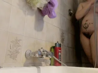Nicoletta Embassi: Your Beautiful Italian in the Shower with Her Big Hairy...
