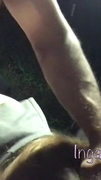 Step Brother Fucks Teen Blonde by the Car Hard