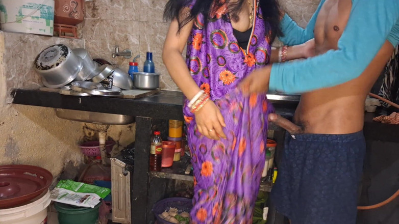 Shima kumari44: Indian Desi Village Bhabhi and Devar Hard Fucking in Kitchen...