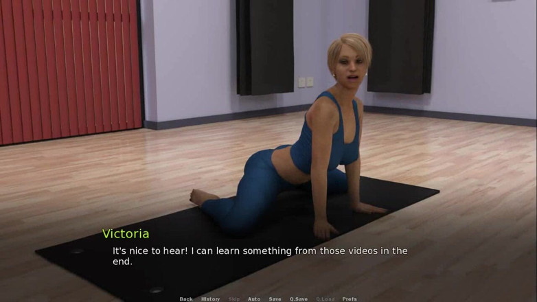 Dirty GamesXxX: College-bound: stretching in the gym - ep. 10