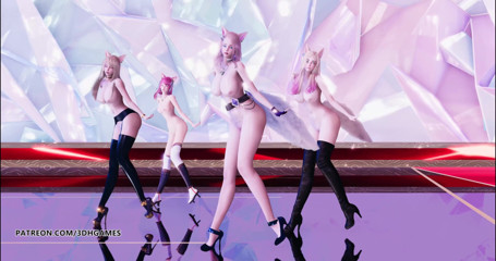 3D-Hentai Games: GFRIEND - Mago Ahri Kda sexy nahý kpop tanec 4K 60FPS